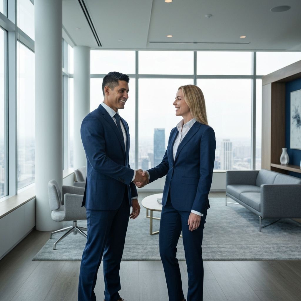 Reunión de negocios profesional